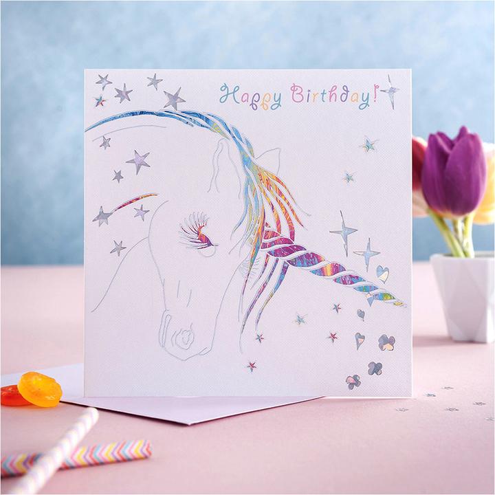 Produktbild Universal Textiles Grusskarte Prancing Myth Papier