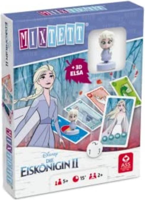 Produktbild ASS Altenburg 22522240 - Mixtett - Disney Die Eiskönigin 2, Kartenspiel (DE/FR(IT) + Figur Elsa, ab 5 J. (Deutsch)