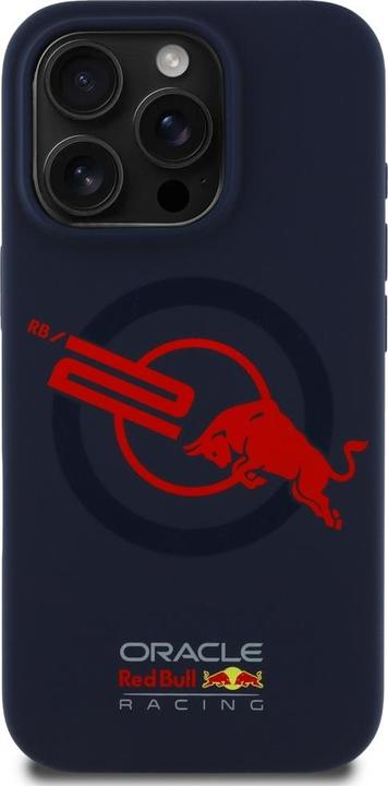 Image du produit Red Bull Case HC Silicone ORBR20 Logo Red Lining to iPhone 15 Pro Max MagSafe navy blue (Apple iPhone 15 Pro Max)