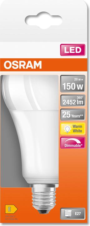 Immagine prodotto Osram Superstar Classic A150 (E27, 20 W, 2452 lm, 1 x, E)
