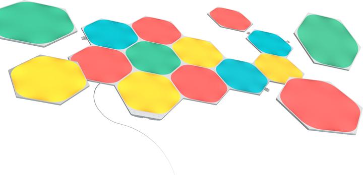 Actual product image Nanoleaf Shapes Hexagons Starter Kit (15x) (100 lm)