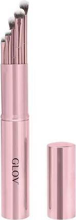 Actual product image Glov Make Up Brush zestaw pędzli do makijażu 5szt Pink (Eyebrows)