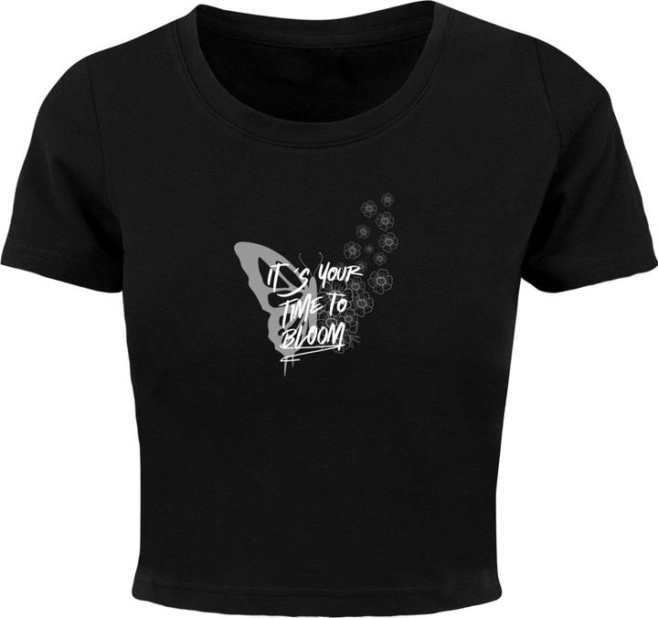 Merchcode Ladies It's Your Time To Bloom Cropped Tee - 191035