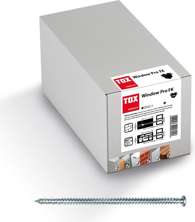 Produktbild Tox Fensterrahmenschraube Window Pro FK 7,5x132 mm (100 Stk.) (100 Stk.)