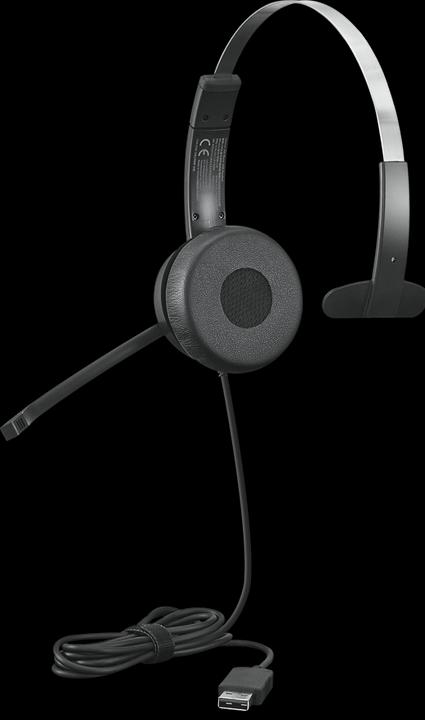 Actual product image Lenovo 100 Mono USB Headset (Cable, USB-A)