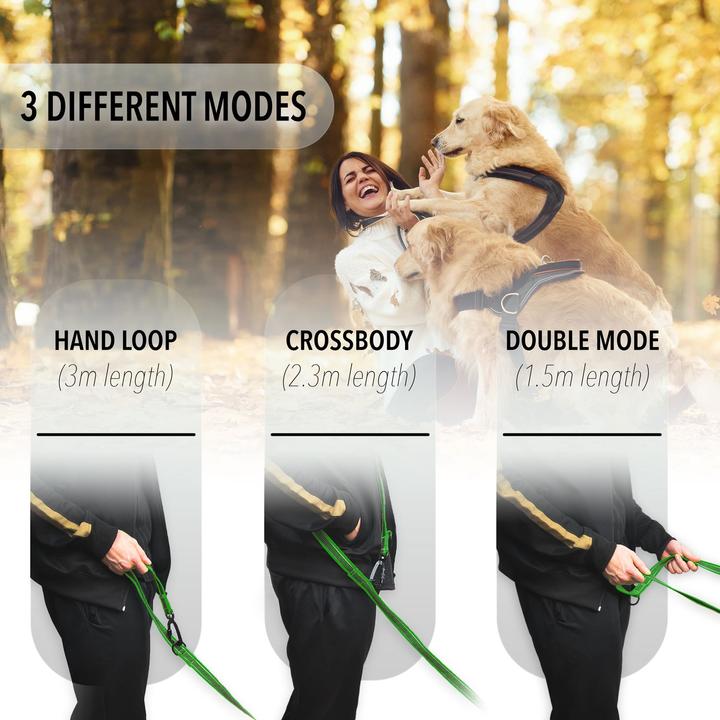 Produktbild Bluzelle Doppelleine (XL, Hund, Spazieren)