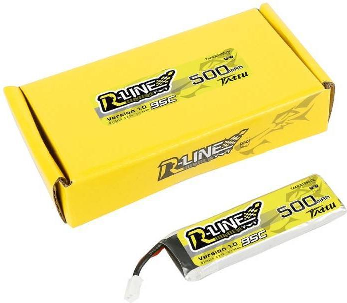 Produktbild Tattu RC-Akku LiPo 500 mAh 3.7 V 95C R-Line (3.70 V, 500 mAh)