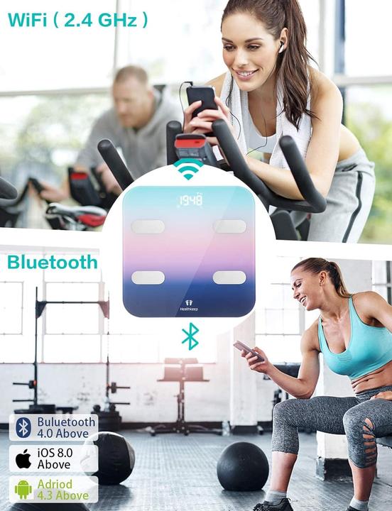 Actual product image Healthkeep Smarte Körperanalysewaage mit WLAN-Funktion (180 kg)