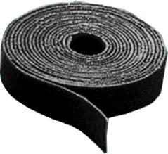 Velcro brand Klettstreifen Rolle 25m schwarz Klettfixierung (19 mm)