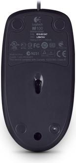 Produktbild Logitech B110 Optical Maus, Schwarz (Kabelgebunden)
