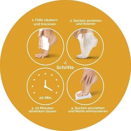 Produktbild Scholl N„hrende Fussmaske in Socken mit 3 wertvollen ™len (Fussmaske)