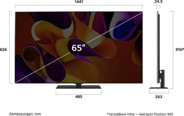 Immagine prodotto LG OLED65G49LS (65", G4, OLED, 4K, 2024)