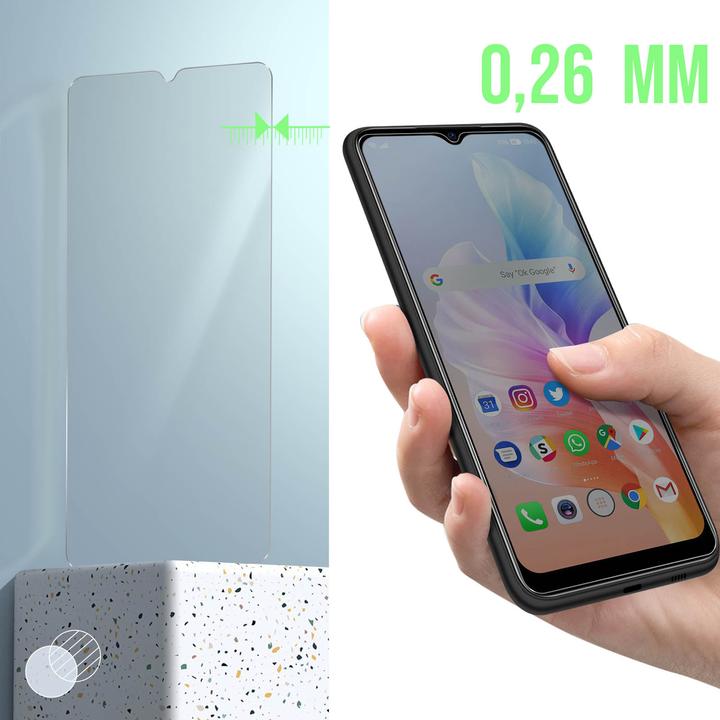 Immagine prodotto Avizar Pellicola di protezione del display in vetro di durezza 9H (1 Pezzo/i, Doogee X98)