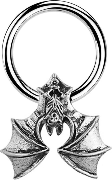 Immagine prodotto Star Piercing Anello Micro Closure argento Bat argento (Ottone, Acciaio chirurgico 316L)
