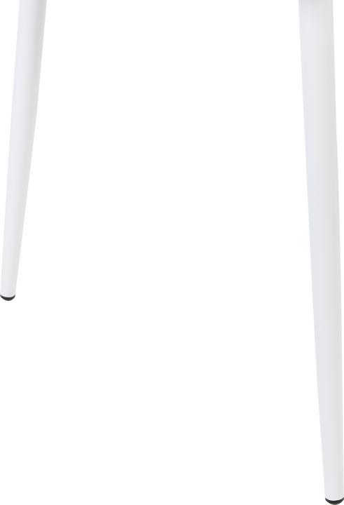 Actual product image Beliani Dining Chair Plastic White Set of 2 FONDA