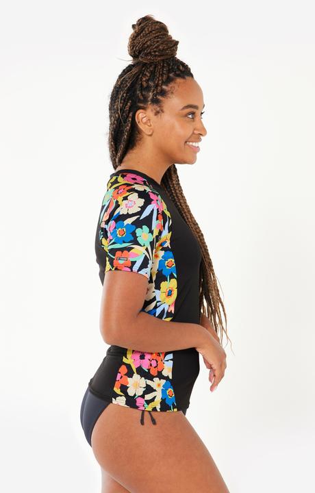 Image du produit Olaian T-shirt anti uv surf manches courtes Femme - Kanika noir (XS)