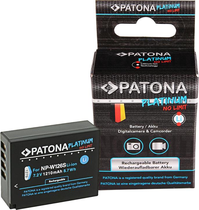 Patona Platinum Akku Fuji NP-W126S (Kamera Akku)