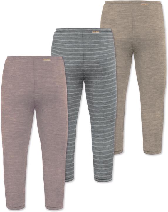 Immagine prodotto Normani Confezione da 3 pantaloni baby merino con piedini - 9543 (80)