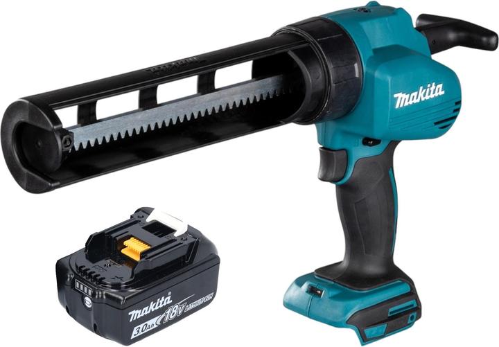 Actual product image Makita DCG 180 F1 cordless cartridge gun 18 V + 1x rechargeable battery 3.0 Ah - without charger