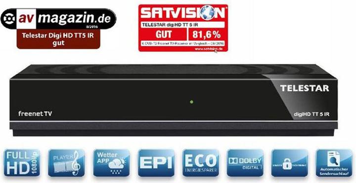 Produktbild Telestar -DIGITAL digiHD TT 5 IR (DVB-T2)