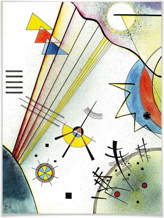 Image du produit Trenddeko Kandinsky - Connexion claire (30 x 40 cm)