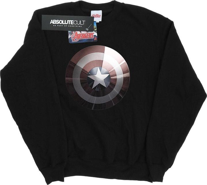 Captain America Schild Glänzendes Sweatshirt