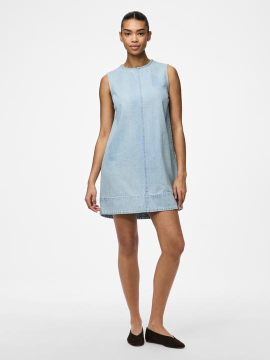 Actual product image Pieces Pcflora Sl Mini Denim Dress Noos (L)