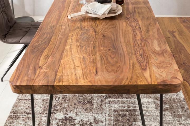 Produktbild FineBuy Esstisch Braun (180 x 76 x 80 cm)