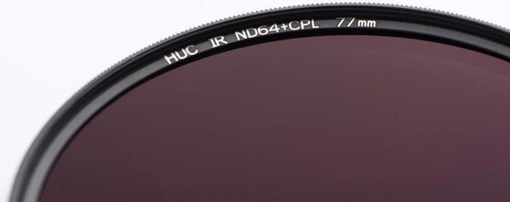Actual product image Nisi Gray Filter Pro Nano IR ND64 + CPL 77mm (Graduated neutral density filter)