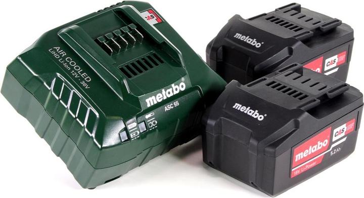 Actual product image Metabo AHS 18-55 V Battery Hedge Trimmer 18V 53cm + 2x Battery 5,2Ah + Charger (Cordless hedgecutters)
