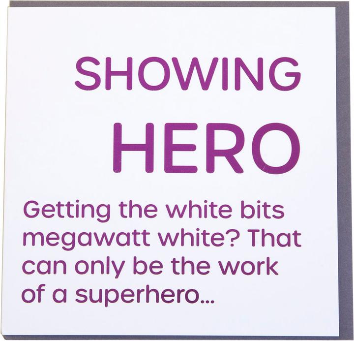 Produktbild Gubblecote Grusskarte Showing Hero Papier