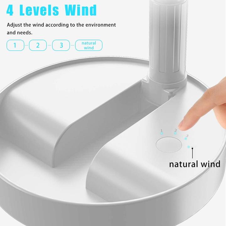 Image du produit AICase Höhenverstellbarer Tisch- und Standventilator (40 dB)