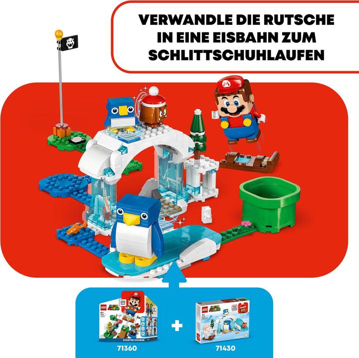 Actual product image LEGO 71430 Snow adventure with the penguin family - extension set (71430, LEGO Super Mario)