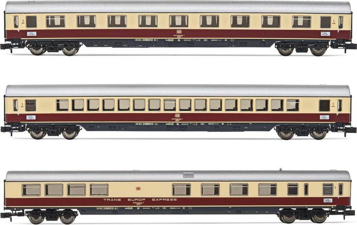 Actual product image Hornby DB 3 TEE cars Bavaria Apm121,vm111,ARDm106 ep.IV (Track N)