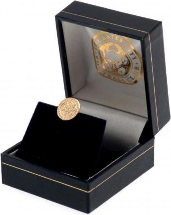 Actual product image Leicester City FC Crest Push Button Metal