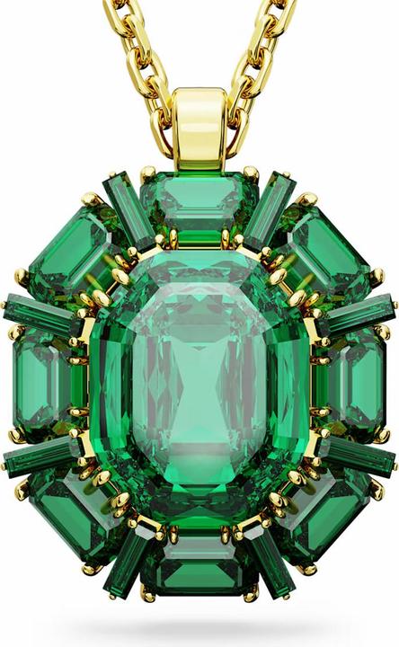 Produktbild Swarovski Millenia Halskette Verschiedene Schliffe Grün Gold (Metall mit Goldlegierungsschicht, 80 cm)