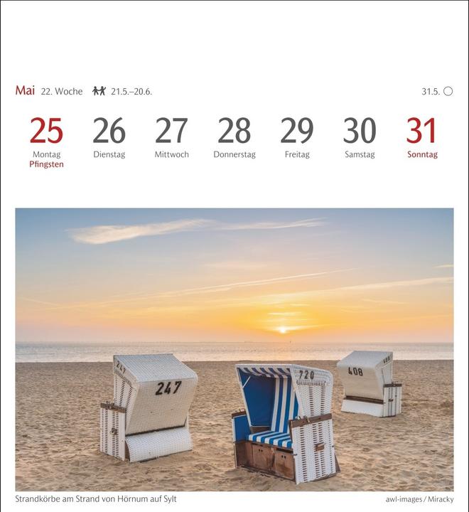 Produktbild Harenberg Lichtblicke Postkartenkalender 2026 - Wochenkalender mit 53 Postkarten (Harter Einband, Deutsch)