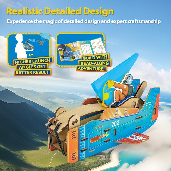 Actual product image Cubicfun Fallschirm-Katapult