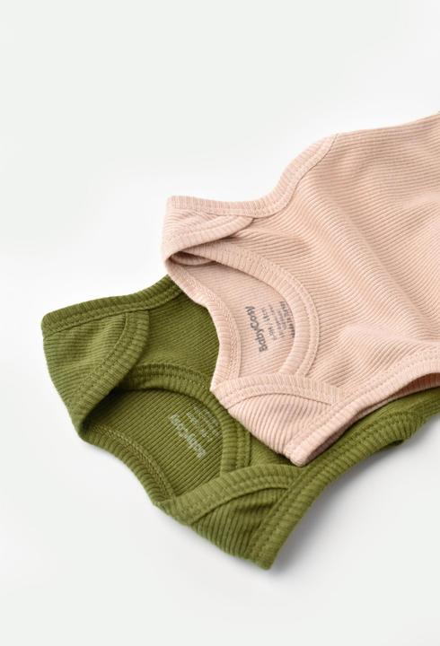Actual product image BabyCosy 2 Pcs sleeveless Body (80)