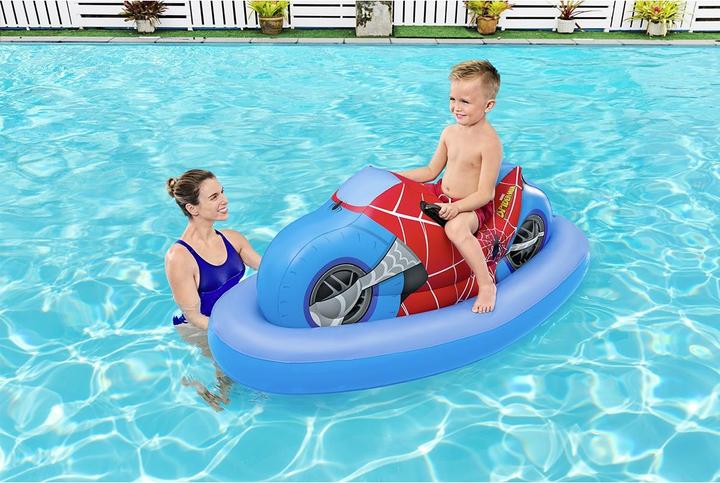 Image du produit Bestway Spider-Man Bouée en forme de moto à enfourcher 1,70 m x 84 cm