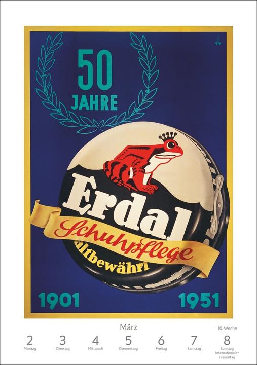 Produktbild Harenberg Alles Reklame! Wochen-Kulturkalender 2026 - 53 nostalgische Werbeplakate (Harter Einband, Deutsch)