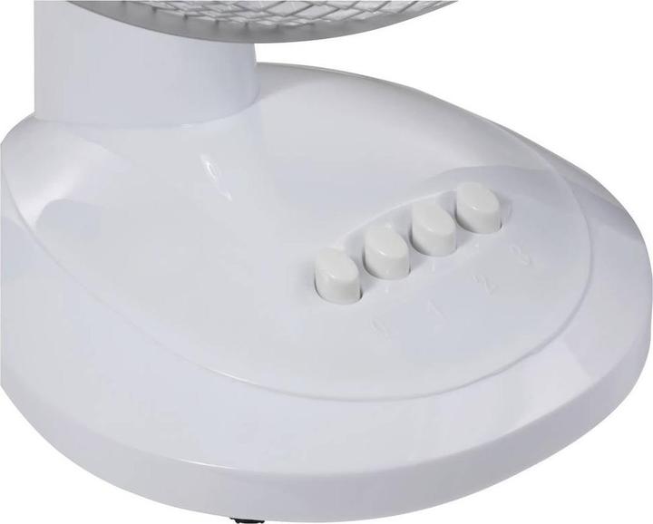 Image du produit Sygonix Tischventilator 40 W (Ø x H) 237 mm x 460 mm Weiss (49.30 dB)