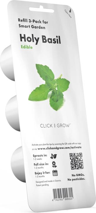 Click and Grow Holy basil (Herb seeds)
