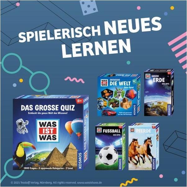 Produktbild Kosmos WAS IST WAS - Entdecke die Welt Quiz-Spiel (Deutsch)