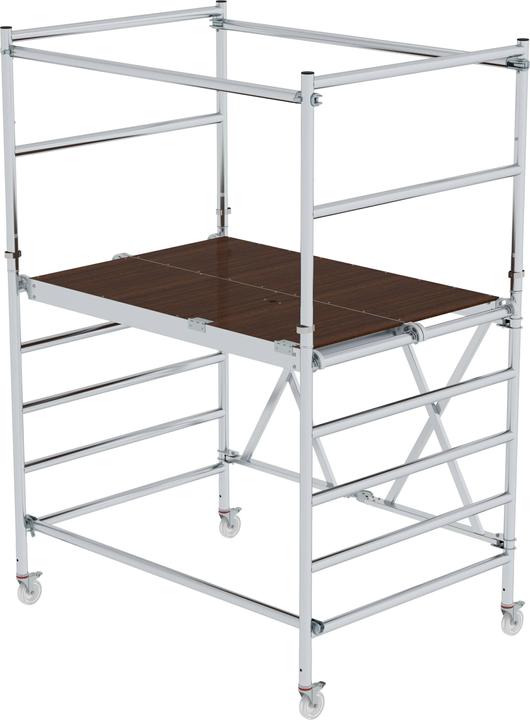 Actual product image Munk Folding scaffold with extension unit Platform height 1.54 m (Folding step, 187.50 cm)
