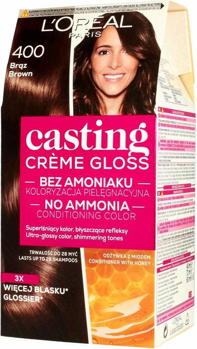 Image du produit L'Oréal Paris Crème Gloss Cream Coloring No.400 Bronze (400 Bronze)