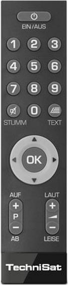 Image du produit TechniSat IsiZapper, télécommande pour seniors, noir