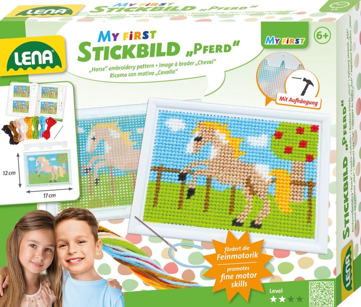 Actual product image Lena Embroidery picture horse