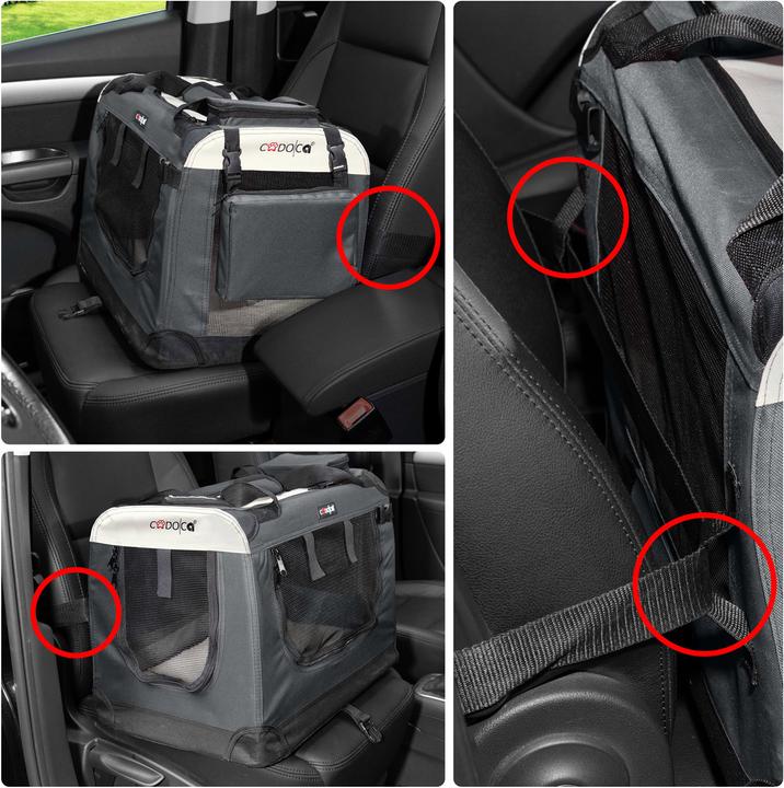 Image du produit Cadoca Caisse de transport pour chiens (Chien, Pliable, Respirant)