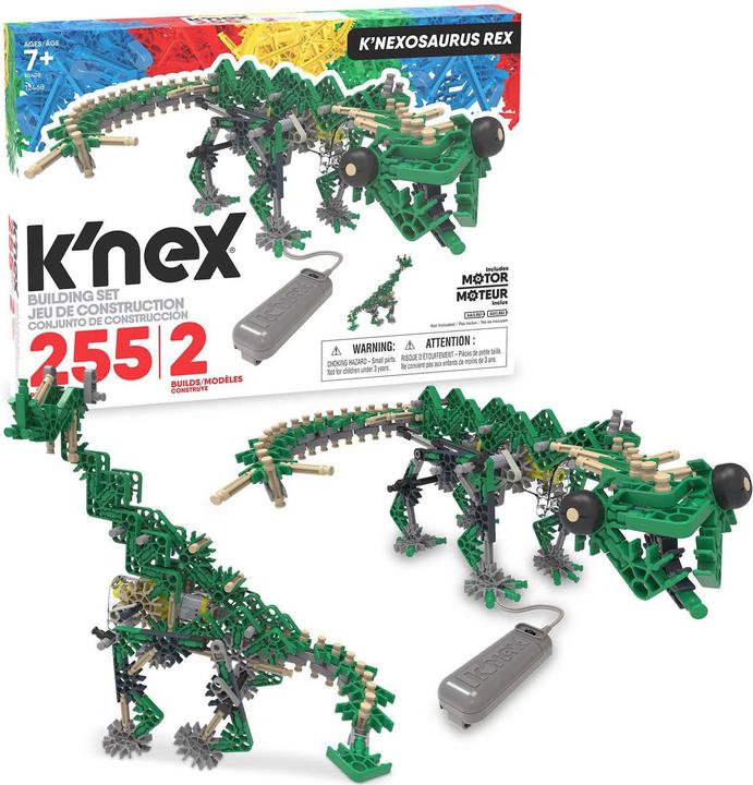 Actual product image K'Nex Knexosaurus Rex building set, 255 pieces.